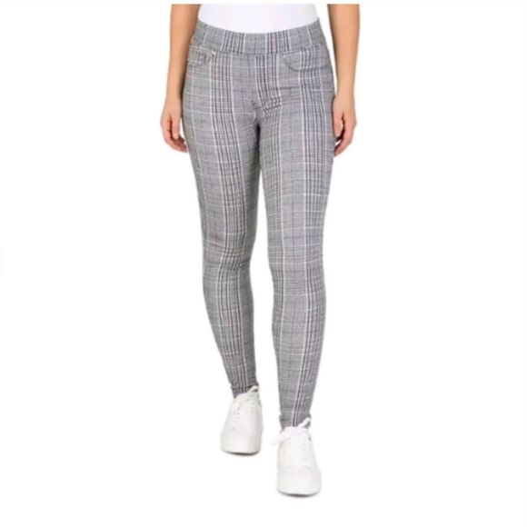 Seven7 Pull on Leggings Stretch Pants Houndstooth Plaid Size Small - Picture 1 of 7